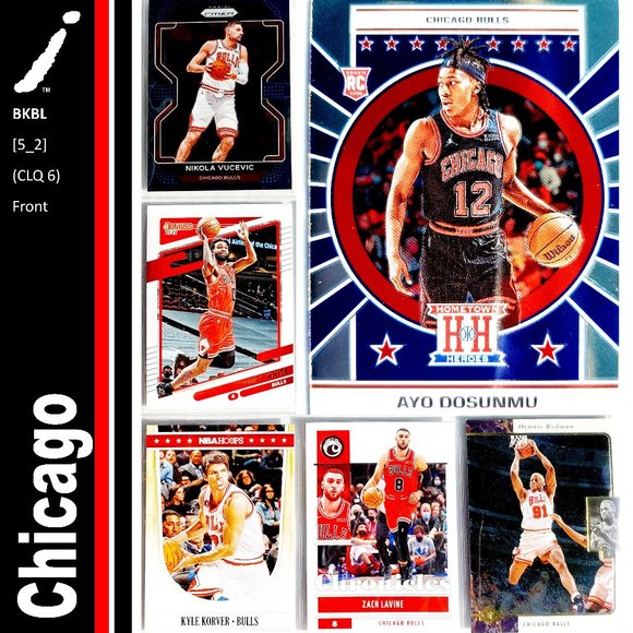 NBA Other - Chicago Bulls 6 Card Lot - BKBL [5_2]